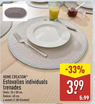 Home Creation - Estovalles Individuals Trenades