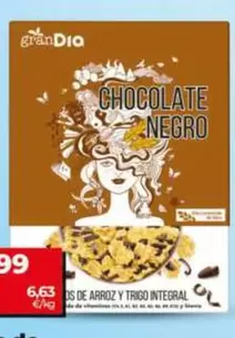 Gran Dia - Copos De Arroz Y Trigo Integral Con Chocolate Negro 