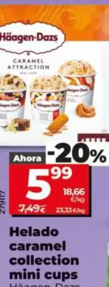 Häagen-Dazs - Helado Caramel Collection Mini Cups