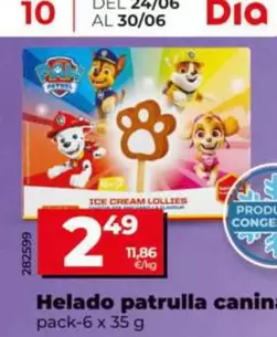 Helado Patrulla Canina