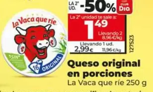 La Vaca Que Ríe - Queso Original En Porciones