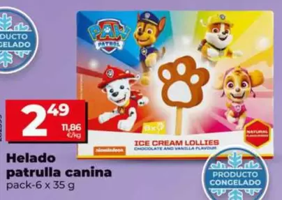 Helado Patrulla Canina 