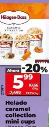 Häagen-Dazs - Helado Caramel Collection Mini Cups