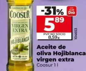 Coosur - Aceite De Oliva Hojiblanca Virgen Extra