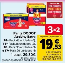 Dodot - Pants Activity Extra T4+, T5+, T6+ O T7+