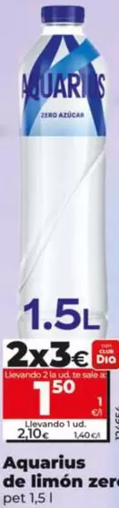 Aquarius De Limon Zero 