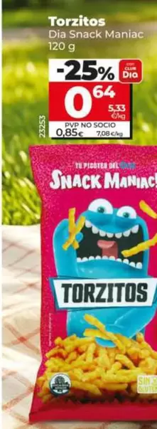 Dia Snack Maniac - Torzitos 
