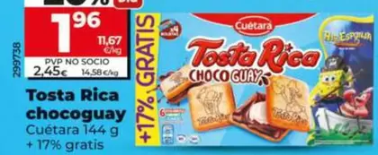 Cuétara - Tosta Rica Chocoguay 
