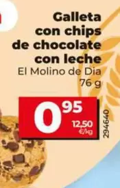 El Molino De Dia - Galleta Con Chips De Chocolate Con Leche