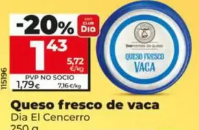 Dia El Cencerro - Queso Fresco De Vaca