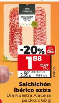 Dia Nuestra Alacena - Salchichon Iberico Extra