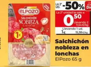 Elpozo - Salchichon Nobleza En Lonchas