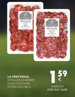 dune - Petalos Chorizo O Salchichon Extra 50%
