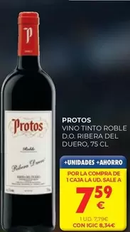 Protos - Vino Tinto Roble D.o. Ribera Del Duero