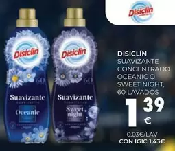 Disiclin - Suavizante Concentrado Oceanic O Sweet Night