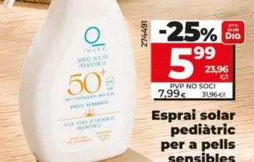 Dia Imaqe - Spray Solar Pediatrico Para Pieles Sensibles Spf 50+ 