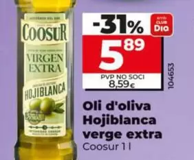 Coosur - Aceite De Oliva Hojiblanca Virgen Extra 