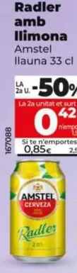 Amstel - Cerveza Radler Con Limon 