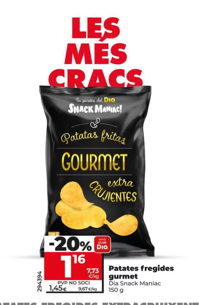 Dia Snack Maniac - Patatas Fritas Gourmet 