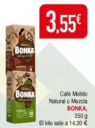 Bonka - Cafe Molido Natural O Mezcla