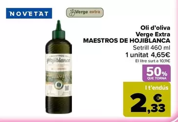 Maestros De Hojiblanca - Aceite De Oliva Virgen Extra  