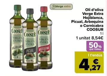 Coosur - Aceite De Oliva Virgen Extra Hojiblanca, Picual, Arbequina O Cornicabra 