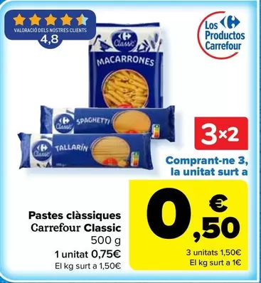 Carrefour Classic - Pastas Clasicas