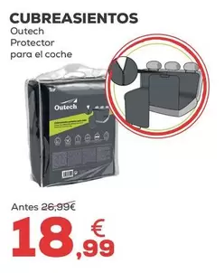 Outech - Cubreasientos Protector Para El Coche