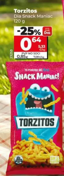 Dia Snack Maniac - Torzitos 