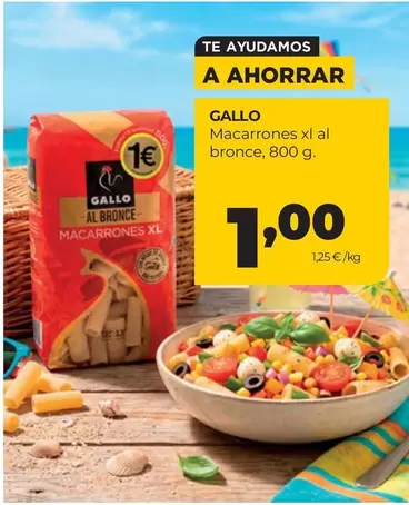 Gallo - Macarrones Xl Al Bronce