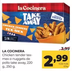 La Cocinera - Chicken Tender Tex-Mex O Nuggets De Pollo Take Away