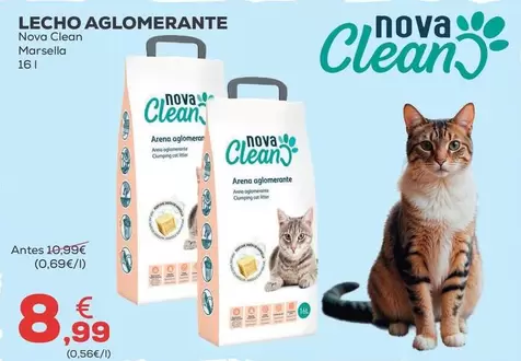 Nova Clean - Lecho Aglomerante