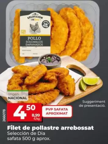 Seleccion De Dia - Solomillo De Pollo Empanado 