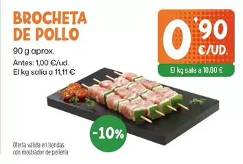Brocheta De Pollo