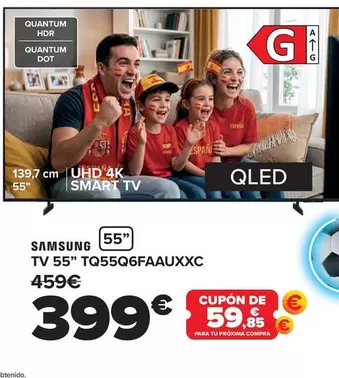 Samsung - TV 55" TQ55Q6FAAUXXC