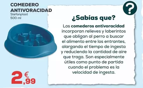 Stefanplast - Comedero Antivoracidad