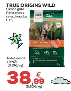 True Origins Wild - Pienso Gato