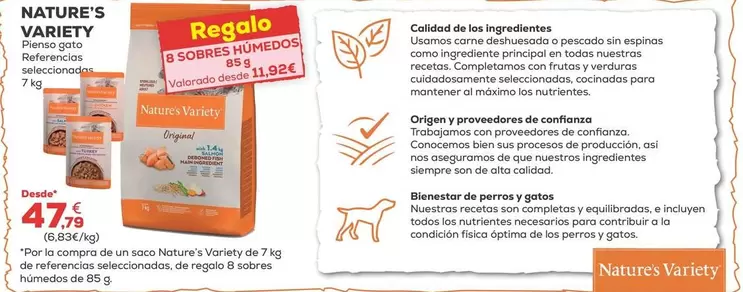 Nature' S Variety - Pienso Gato
