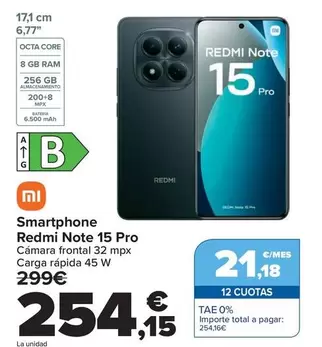 Xiaomi - Smartphone Redmi Note 15 Pro