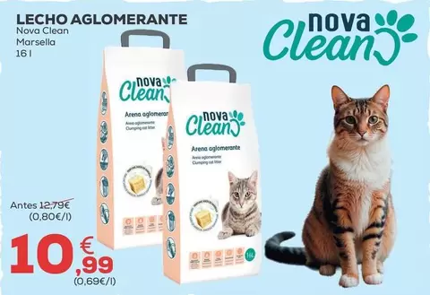 Nova Clean - Lecho Aglomerante