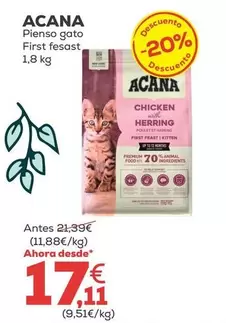 Acana - Pienso Gato First Fesast
