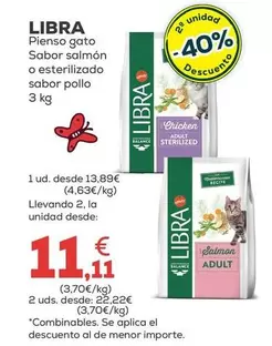Libra - Pienso Gato Sabor Salmon