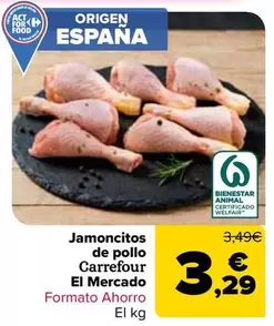 Carrefour El Mercado - Jamoncitos De Pollo