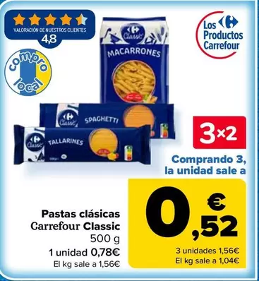 Carrefour Classic - Pastas Clasicas 