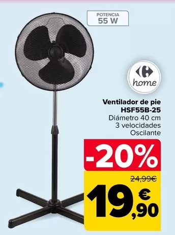 home - Ventilador De Pie HSF55B-25