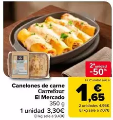 carrefour - Canelones De Carne El Mercado
