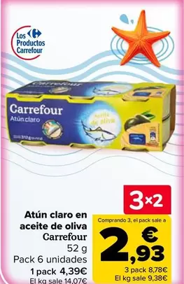 carrefour - Atun Claro En Aceite De Oliva