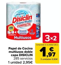Disiclin - Papel De Cocina Multiusos Doble Capa