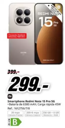 Xiaomi - Smartphone Redmi Note 15 Pro 5g