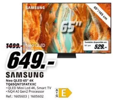 Samsung - Neo Qled 65" 4k Tq65qn73faxxc